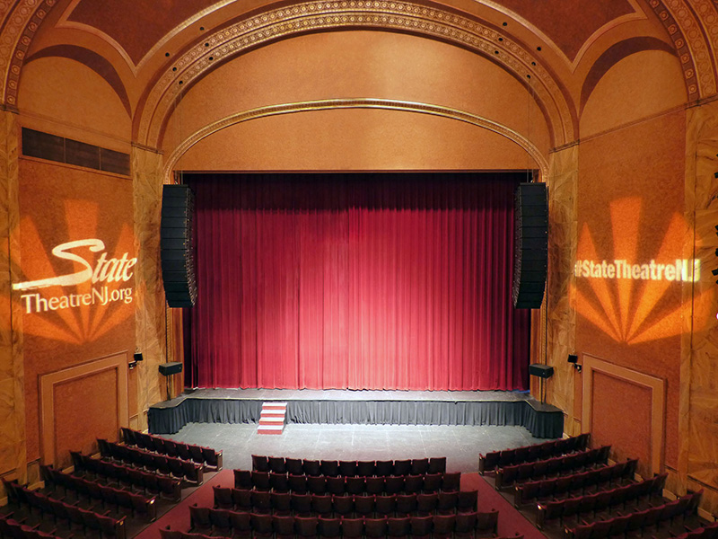 A new pair of L-Acoustics KUDO arrays now flank the stage at State Theatre in New Brunswick, NJ