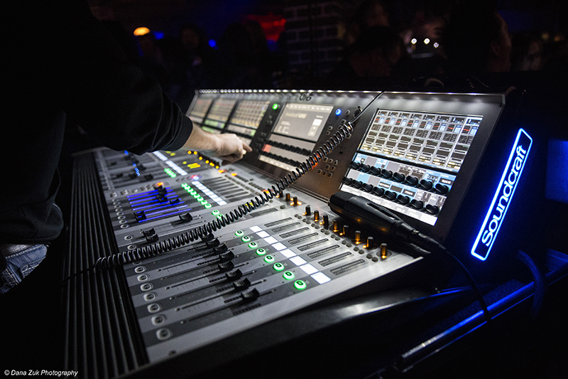Arch Enemy mixed on Soundcraft Vi6 from Harman