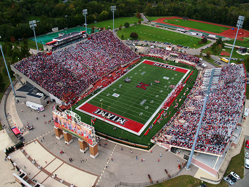 Lound and Clear installed a new audio system for Yager Stadium at Miami University in Oxford, OH that includes Community Professional components.