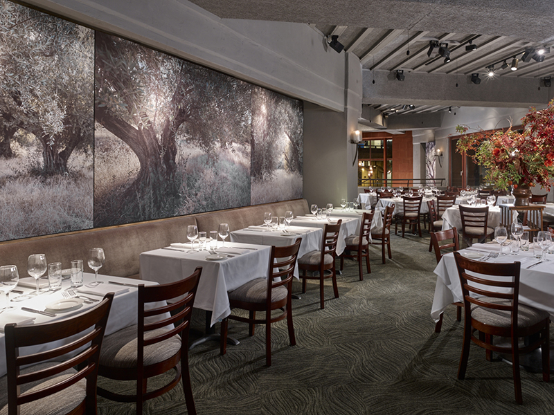 Oliveto Restaurant and Cafe recently partnered with Meyer Sound on a new acoustic solution as part of a broader restaurant upgrade