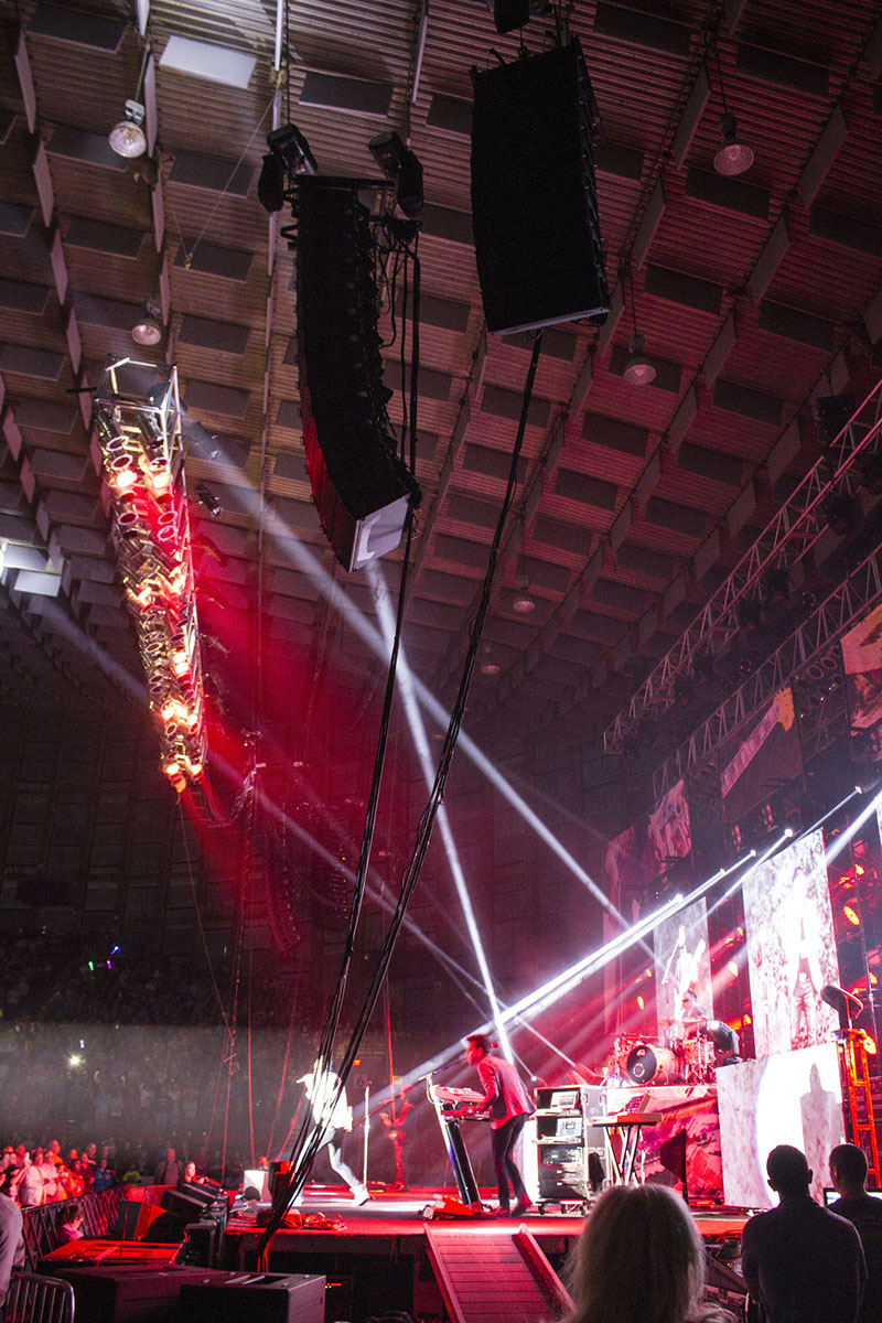 RMB Audio Provides MLA Compact for NC State Fair Concert Series. Pictured here, Newsboys
