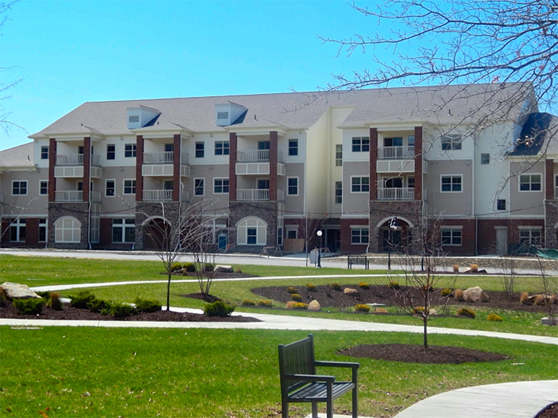 An external shot of Passavant, where Symetrix SymNet DSPs handle site-wide processing.