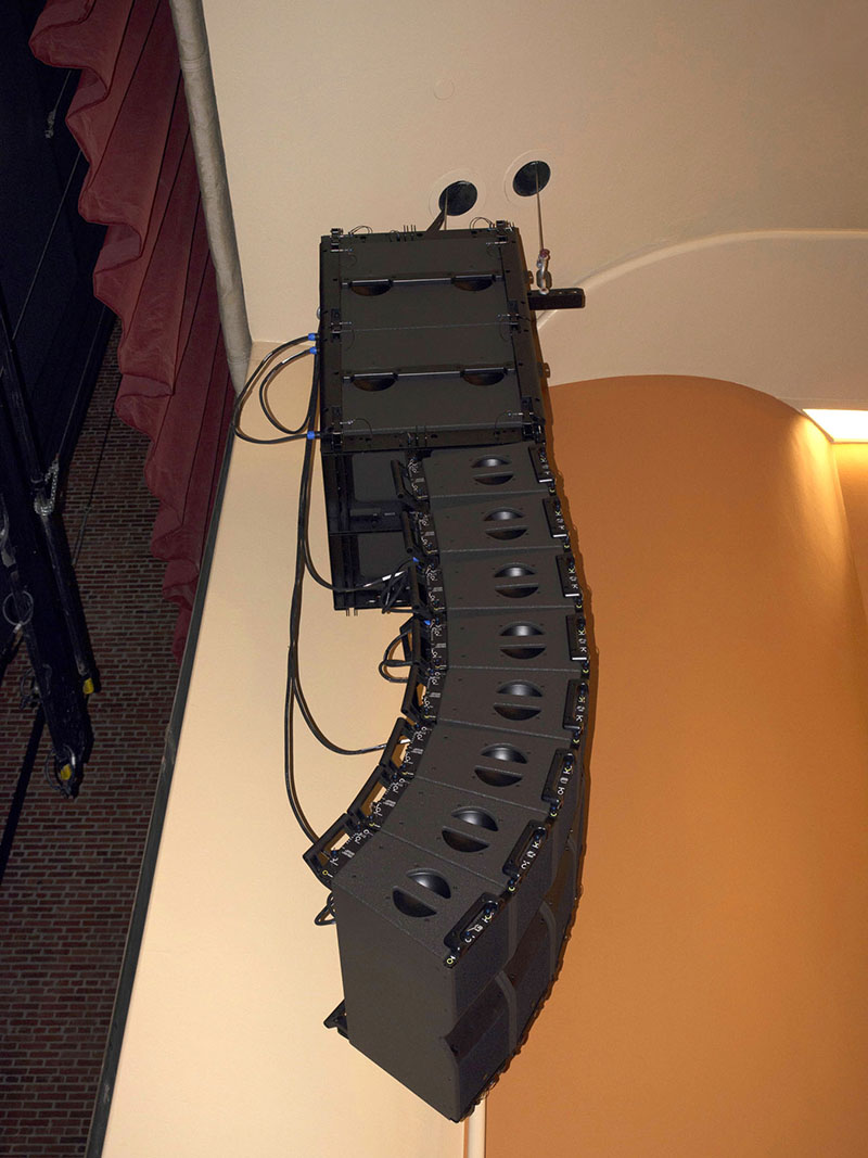 One of the theater’s new SB18/Kara arrays