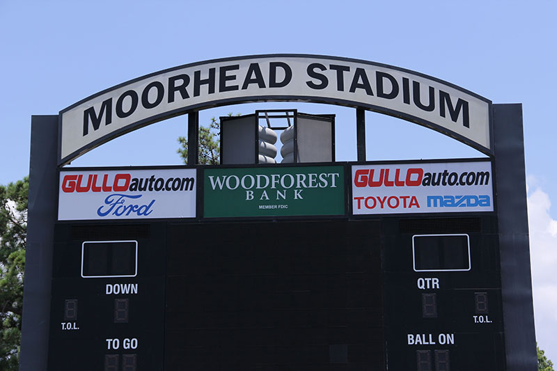 Community R6-51 Loudspeakers in the Scoreboard
