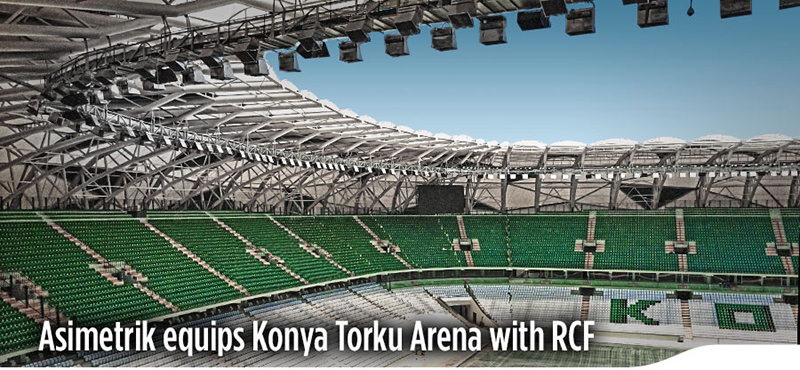 Asimetrik Equips Konya Torku Arena with RCF