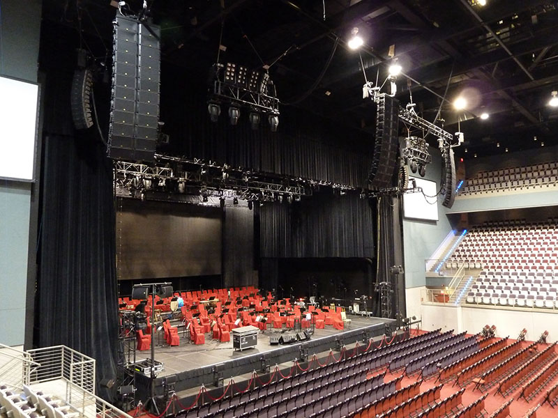 PRG’s L-Acoustics K2 system flown at Seminole Hard Rock Hotel & Casino’s Hard Rock Live for Valentines Day weekend