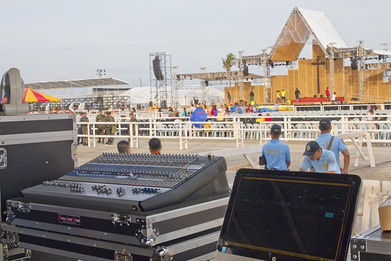 PreSonus StudioLive AI Active Interation products helped with the Pope's visit to the Philippines