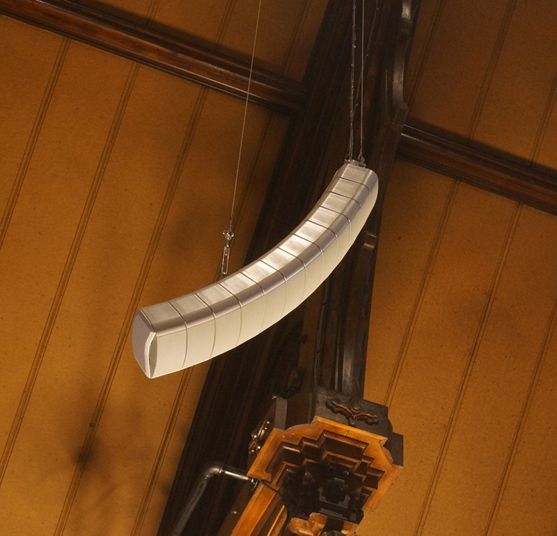 Interior - First Baptist receives upgrade from AVE with Martin Audio OmniLine