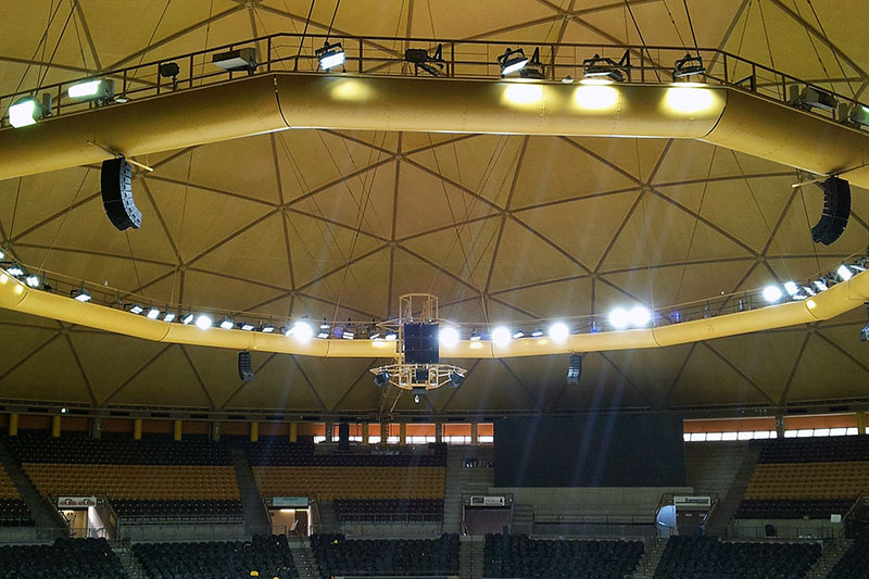 University of Wyoming Arena-Auditorium L-Acoustics audio array
