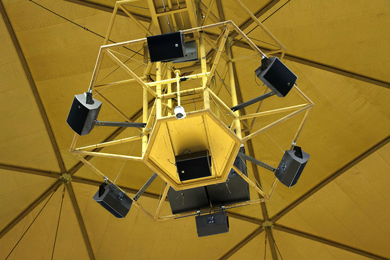 University of Wyoming Arena-Auditorium L-Acoustics audio array