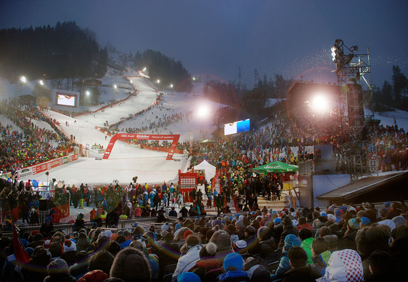 K-array Firenze Series at the 75th Hahnenkamm Downhill and Slalom Races