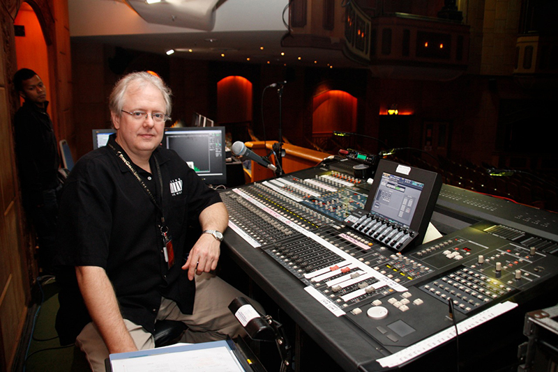 TOTO's FOH engineer Ken Freeman
