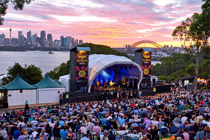 MLA installed for Taronga Park Zoo Concert Series