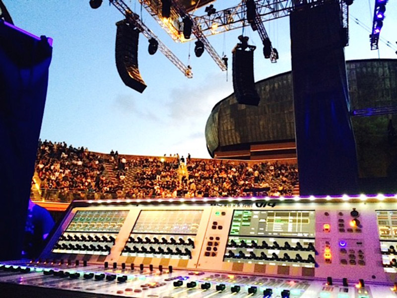 Harman's Soundcraft Vi4 finishes out Massive Attack 's world tour