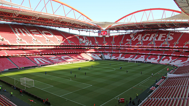 Estádio da Luz interior view