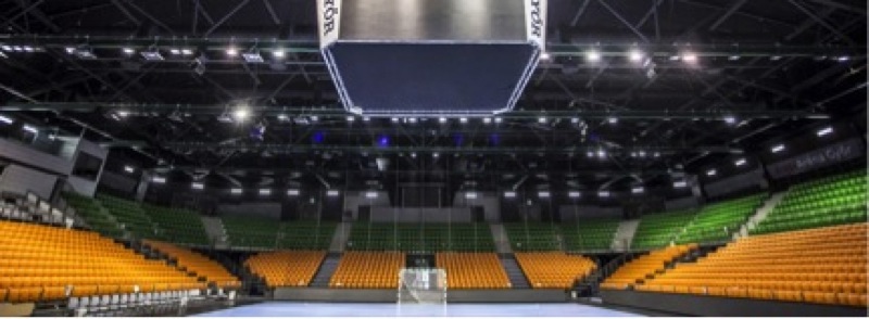 Audi Arena Györ equipped with RCF C Series