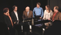 Prof. Dr. Jörg Sennheiser, Alannah Sennheiser, Daniel Sennheiser, Prof. Dr. Fritz Sennheiser, Dr. Andreas Sennheiser, Karin Sennheiser (from right to left)