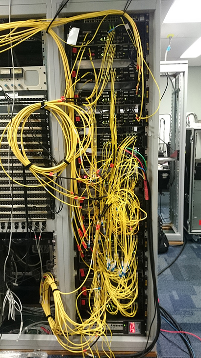 Riedel Medior Net Frames in use