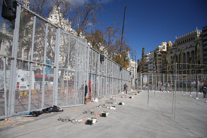 WORK Pro in the “mascletás” of the Fallas of Valencia