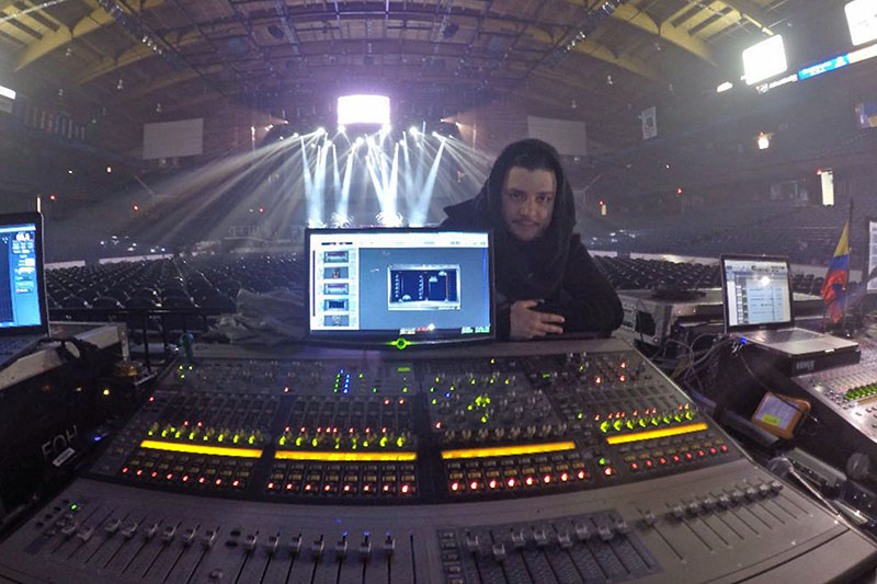 Will “Chilly Willy” Madera, FOH engineer for Pitbull.