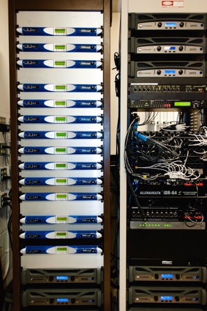 The new audio installation at St. Andrew Church is powered by (14) Powersoft K2 amplifiers. (c) Charlie B. Ward
