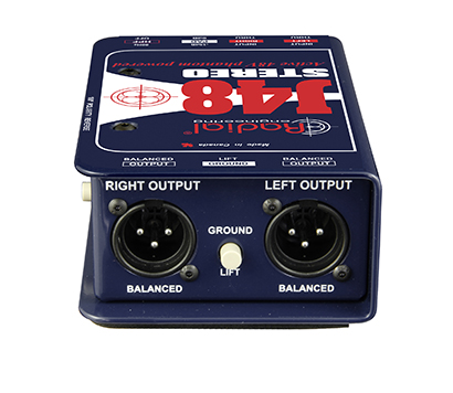 J48 Stereo Output Panel