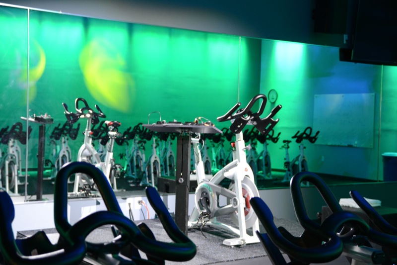 Ashburn, Virginia’s Cycle Scene, features installed sound and lighting systems worthy of a high-end nightclub, designed by and sourced through Guitar Center Professional (c) Jonah Joffe, GC Pro. 2015.