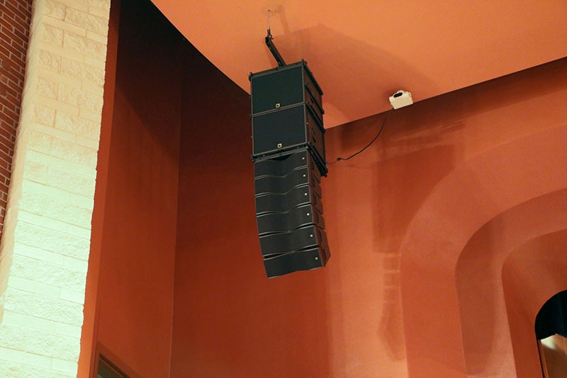 One of Deer Park PAC’s new Kiva/SB15m arrays