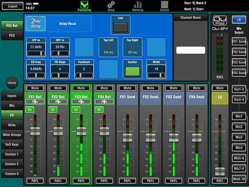 Qu v1.7 iPad