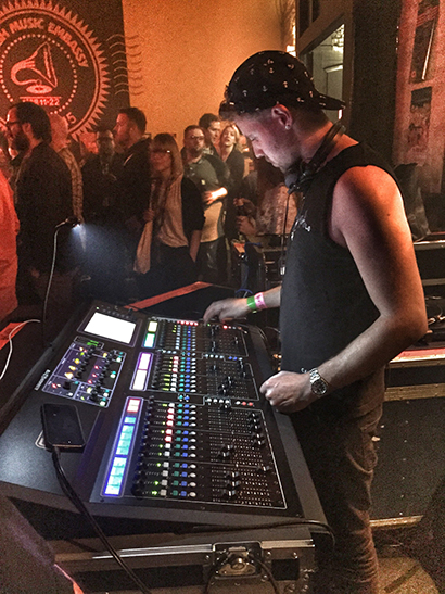 Catfish and the Bottlemen FOH engineer, Mike Woodhou