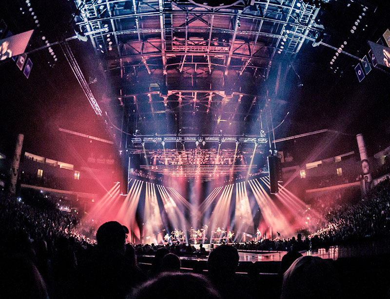 EAW Anya system tours with Maroon 5