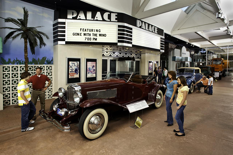 The National Automobile Museum attracts visitors from all over the world. 