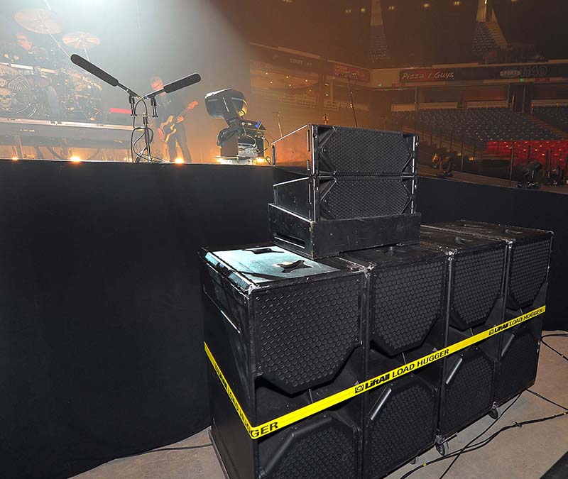Front stage PA. Eric Church tour photo by Steve Jennings.