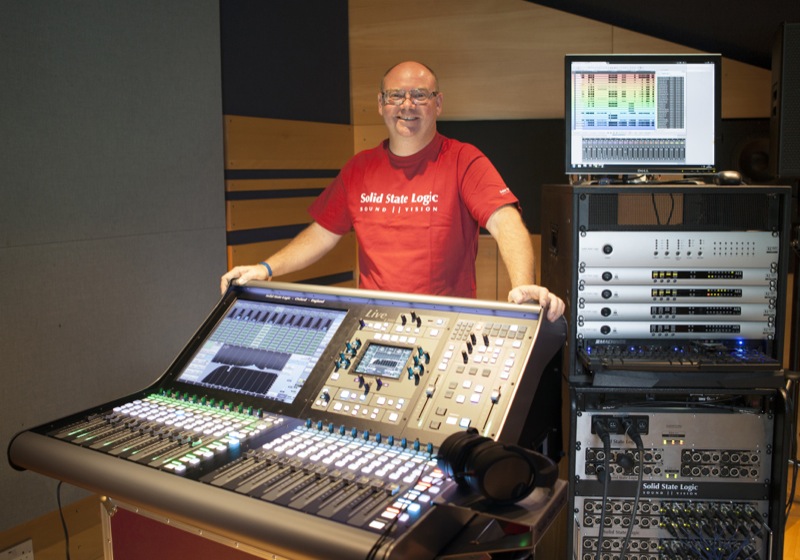 Dave Lee with SSL Live L300