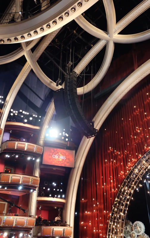 ATK Audiotek and Harman's JBL Professional VerTec Line Arrays at the 87th Academy Awards