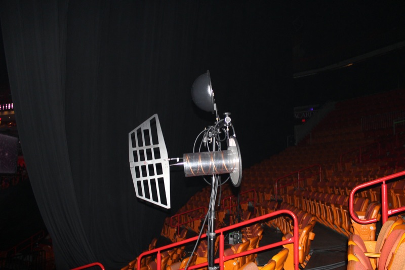 PWS Helical Antenna on set at Premio lo Nuestro