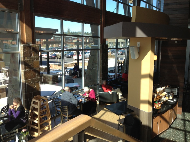 Market of Choice Café with Community DS5 Loudspeakers