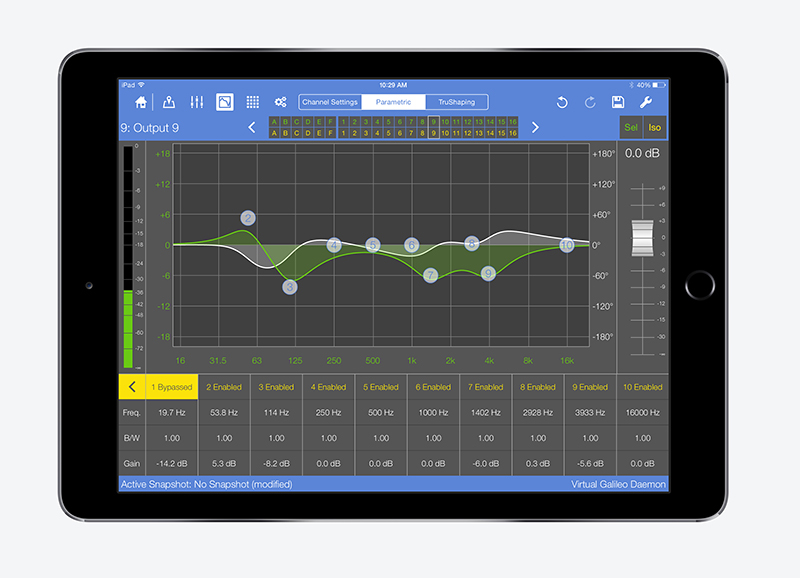 Compass Go by Meyer Sound for iPad