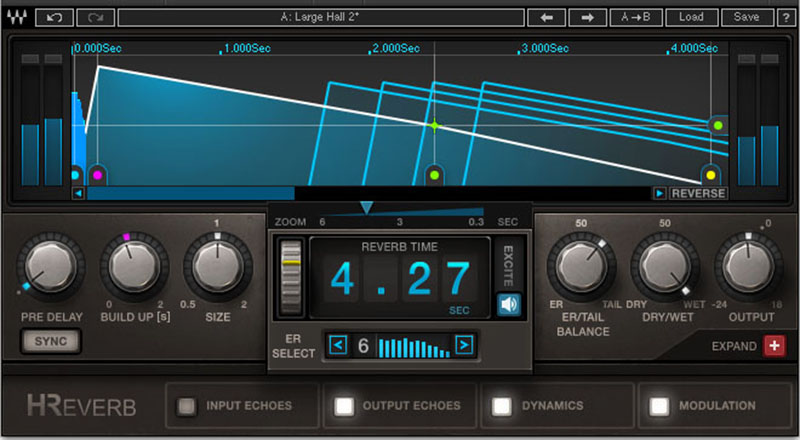 H-Reverb Plugin, collapsed