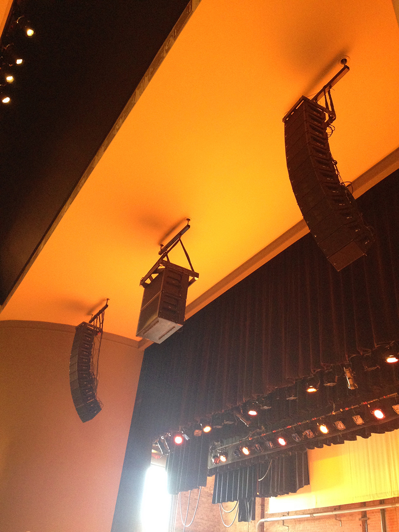 Savannah Music Festival venue fitted with Meyer audio array(c) Elizabeth Leitzell