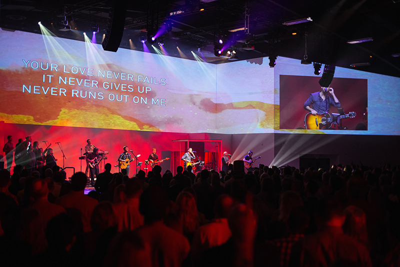Broadmoor Baptist Church installs Martin Audio MLA Mini loudspeaker system