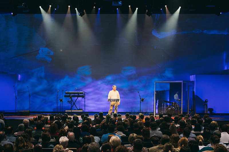 Broadmoor Baptist Church installs Martin Audio MLA Mini loudspeaker system