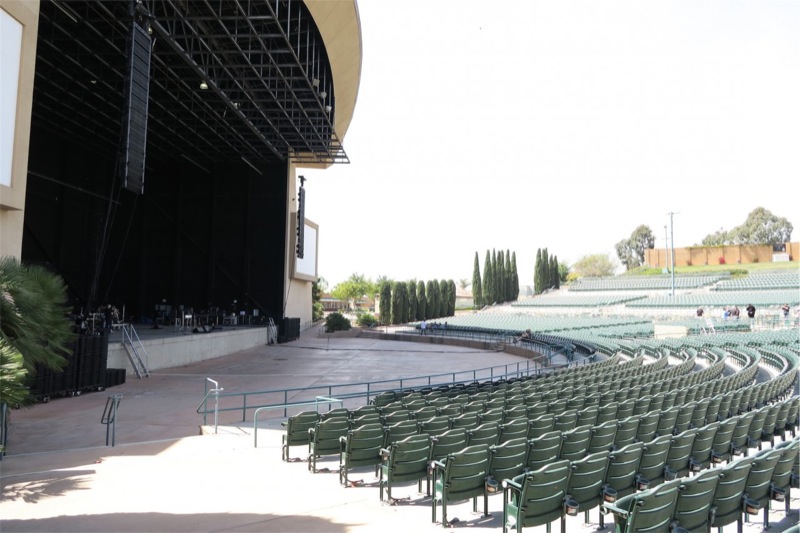 Demo area for K-array's KH8 and KS8 touring array