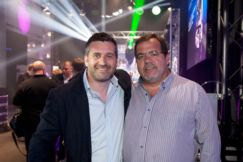 L to R: Roger Harpum, UK Sales Manager, Meyer Sound; and Rory Madden, Owner, Sonalyst 