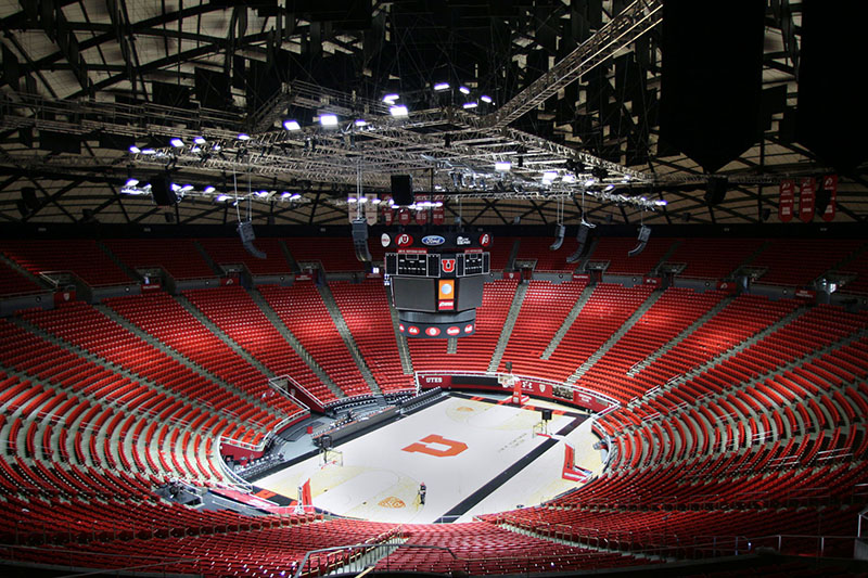 Spectrum Engineers and Poll Sound design and install a multi-zonable audio system built around Kara and ARCS WiFo enclosures for sports and concert reinforcement