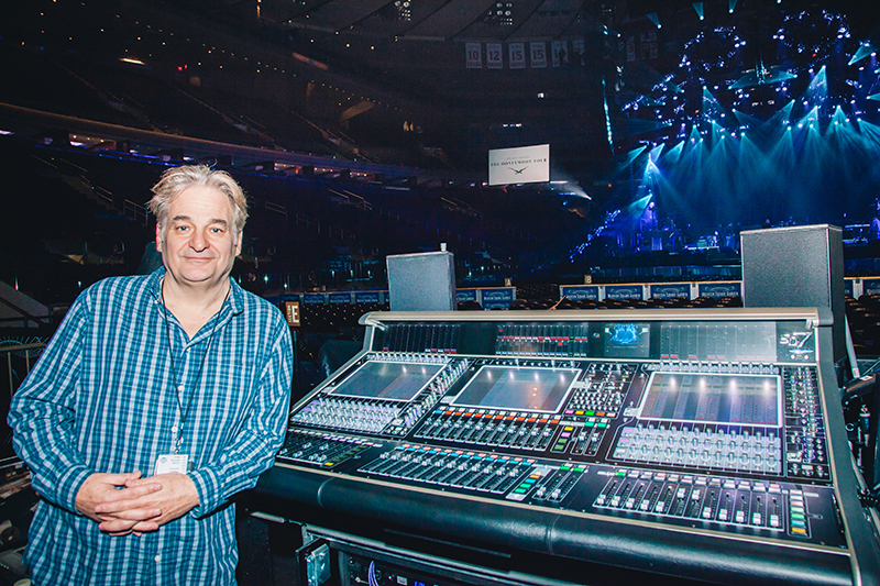 Ariana Grande FOH engineer, Toby Francis, with Meyer gear