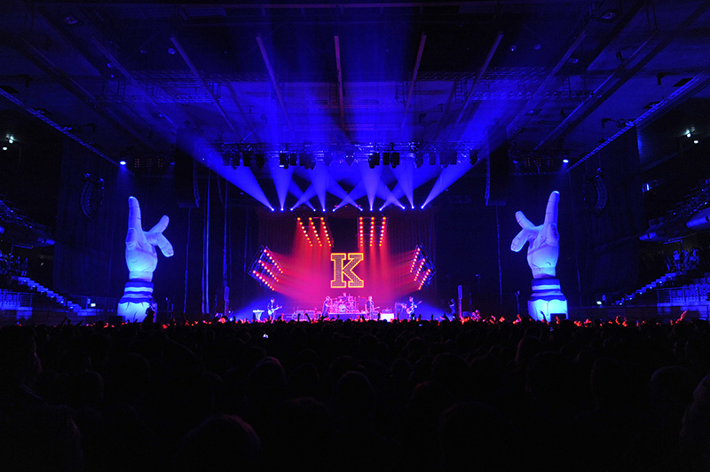 Kraftklub tours with Martin Audio's MLA, provided by Complete Audio