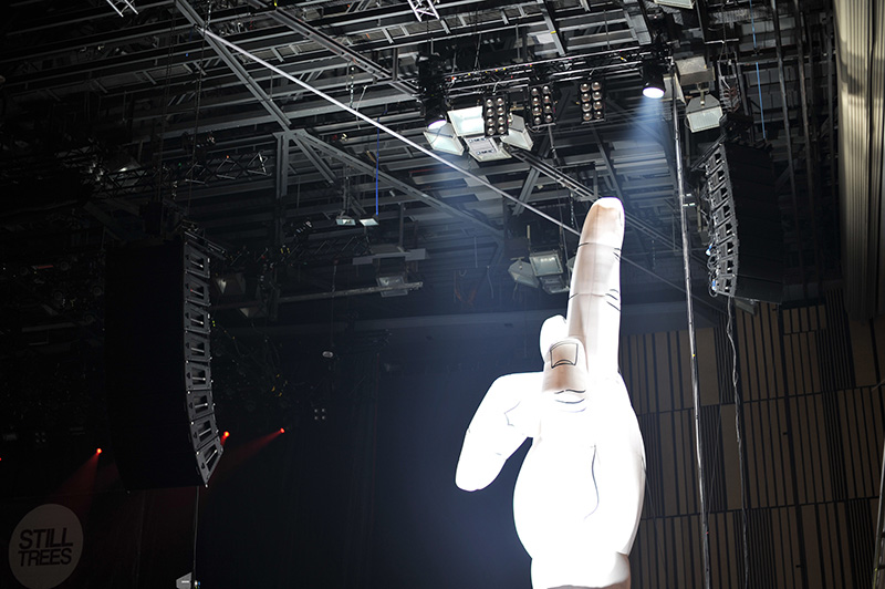 Kraftklub tours with Martin Audio's MLA, provided by Complete Audio