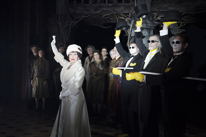 Chita Rivera and the cast of The Visit. (c) Thom Kaine