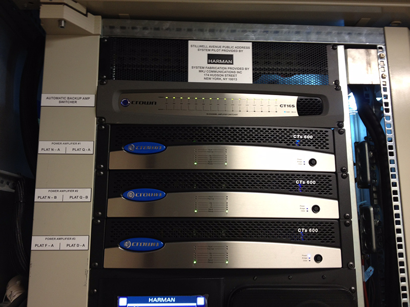 Stillwell Avenue Terminal's new audio and communications array